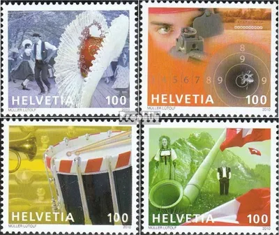 Produktbild von Briefmarken Schweiz 2010 Mi 2147-2150 (kompl.Ausg.) postfrisch Brauchtümer