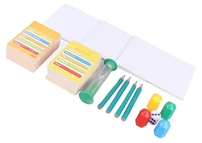 Produktbild von Solidchoice – Das Pictionary-Brettspiel mit 2 Sets und verschiedenen Spielmaterialien