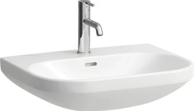 Zdjęcie produktu dla Laufen Lua - Umywalka 46x60 cm, z przelewem, z otworem na baterię, biała H8110830001041