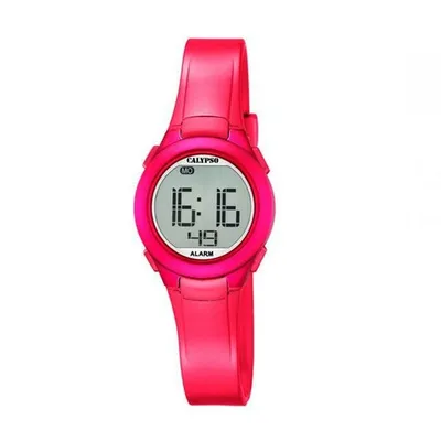 Produktbild von Calypso Kinderuhr Teenie Armbanduhr Mädchen Digital K5677/4 pink