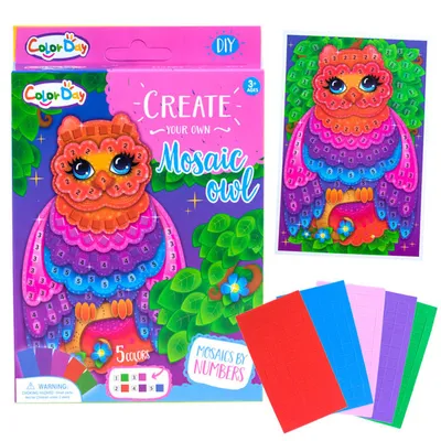 Produktbild von Kreative Schaumstoffaufkleber Mosaik ZA2054