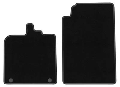Zdjęcie produktu dla Dywaniki welurowe BASIC czarne przednie Smart Fortwo II 2007-2014