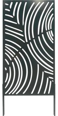 Produktbild von Sichtschutzwand floraworld Wellen 2 90 x 180 cm anthrazit