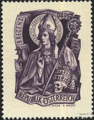 Produktbild von Briefmarken Österreich 1949 Mi 936 (kompl.Ausg.) postfrisch H. Gebhard