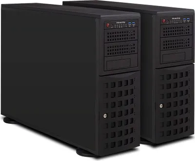 Obrázok produktu pre bluechip SERVERline T40332s *Collax HA-Edition*, 3 GHz, 9124, 32 GB, DDR5-SDRAM, 1,92 TB, Veža (4U)