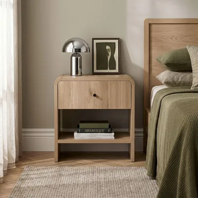 Produktbild von Skye Decor, Hochwertiger Nachttisch (3 Stück), Sepet Eiche, 45x45x40 | 100% Melamin