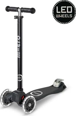 Produktbild von Micro Mobility Maxi Micro Deluxe Kinder Klassischer Roller Schwarz, Grau