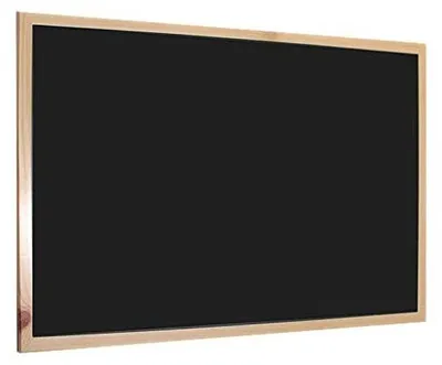 Image de Solidchoice - Tableau noir avec cadre en bois, dimensions 60x90 cm