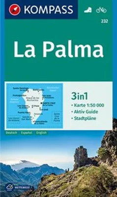 Produktbild von KOMPASS Wanderkarte 232 La Palma 1:50.000