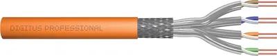 Produktbild von Digitus CAT 7 S/FTP Datenkabel - Verlegekabel, 500 m, Simplex, Dca-s2, d1, a1, 500 m, Cat7, S/FTP (S-STP), Orange