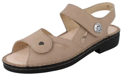 Produktbild von FINN COMFORT Costa Damen Sandale beige Nubukleder - Größe: UK 5