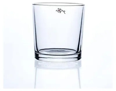 Produktbild von 12er Set Teelichthalter Windlicht Dekoglas CYLI H. 8,5cm D. 7,5cm