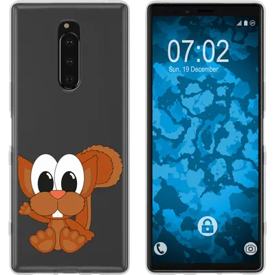 Produktbild von PhoneNatic Case kompatibel mit Sony Xperia 1 Silikon-Hülle Cutiemals M8