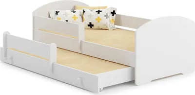 Zdjęcie produktu dla Łóżko podwójne LUK białe 160x80