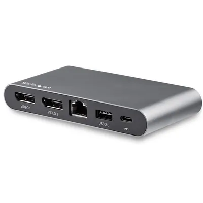 Produktbild von StarTech.com USB-C Dock DK30C2DAGPD, 2x 4K DisplayPort, 100W PD, GbE