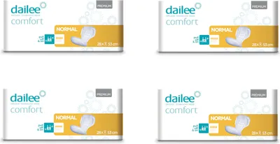 Produktbild von 4x28 Dailee Comfort Premium Normal  53x26cm, Formatvorlage, 5 Tropfen