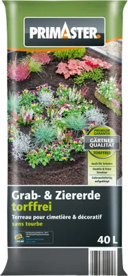 Produktbild von Primaster Zier- & Graberde torffrei 40 L