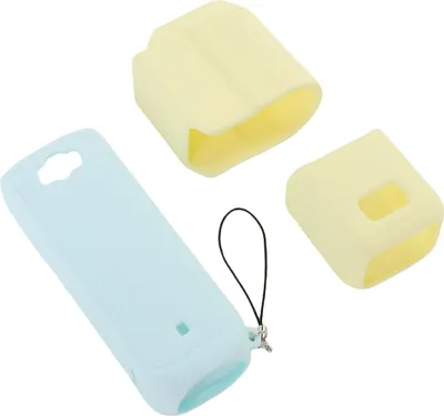 Immagine prodotto di Copertura protettiva per Pocket 3, in silicone, antiurto, antiscivolo, per lo schermo della action camera, giallo e blu