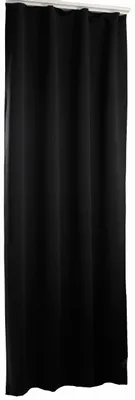 Produktbild von Verdunklungsvorhang Uni schwarz 135 x 245 Kräuselband