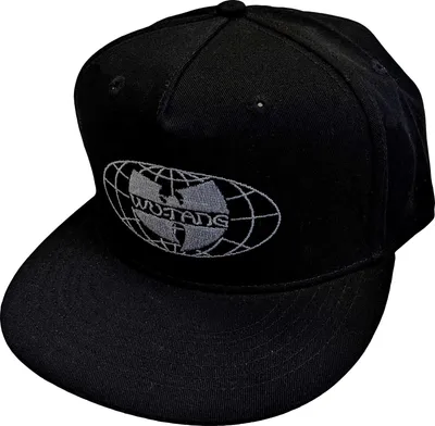 Obrázek produktu pro Wu-Tang Clan - "World Wide" Snapback Cap for Men/Women Uni RO5896 (One Size) (Black)