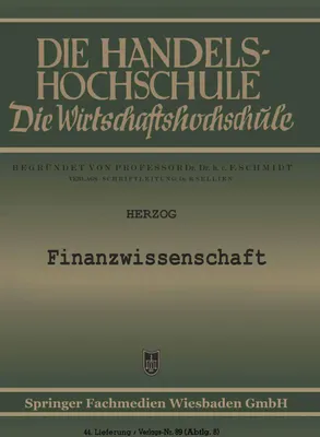 Produktbild von Finanzwissenschaft