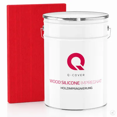 Produktbild von Holzimprägnierung | Rot 10L 2In1 Holzschutz | Farbimprägnierung | Imprägniermittel Holzschutz |mittel Imprägnierung Abperleffekt Alle Holzarten