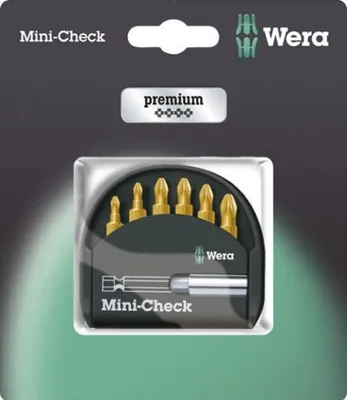 Produktbild von Wera 05073538001, 7 Stück(e), Pozidriv, PZ 1, PZ 2, PZ 3, Edelstahl, PZ, CE