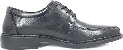 Imagen del producto de Zapatos de hombre Rieker, zapatos de negocios, elegantes zapatos de cordones negros, estilo formal