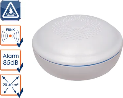 Immagine prodotto di Rilevatore d'acqua wireless collegabile in rete Monitoraggio dell'acqua per ELRO Connects - Cucina Bagno Seminterrato