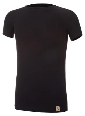 Produktbild von Raglan-T-Shirt kurzer Ärmel dünn Outlast® - Schwarz, 140