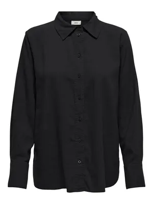 Produktbild von Hemd Locker geschnittene Bluse Hemdkragen | M