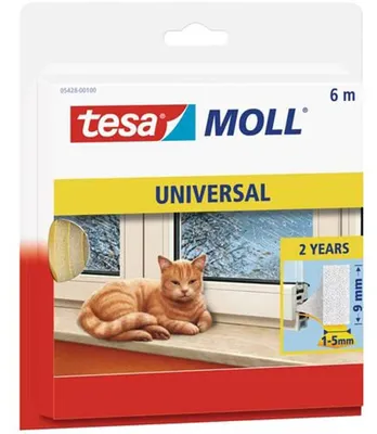 Obrázek produktu pro tesamoll Univerzální elastická PUR pěna, bílá těsnicí páska