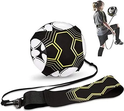 Produktbild von Fußball Kick Trainer Solo, Football Einstellbar Fußballtraining Taille Gürtel für Anfänger Kick Off Trainer und Kinder