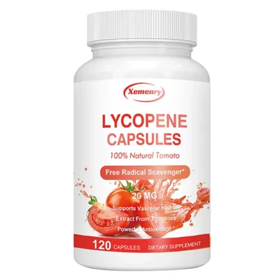 Image de Gélules de lycopène 20 mg - Bienfaits pour la prostate, les yeux, la peau, le cœur et le système antioxydant