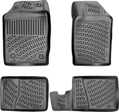 Produktbild von Rizline kompatibel mit Renault Clio II Typ B 1998–2012 Autofußmatten Auto Allwetter 3D Gummimatten