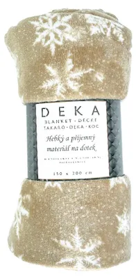 Obrázek produktu pro ARÔME HOME Mikroflanelová deka Vločky