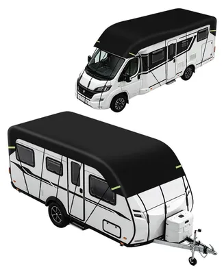 Produktbild von Wohnwagen Abdeckung Dach 8,5x3m, 210D Oxford, Wasserdicht, UV-Schutz, Reißfest