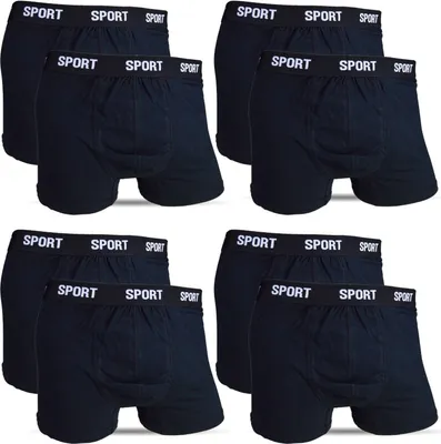 Produktbild von Herren Boxershorts Retro (5 Stück) Retroshorts für Männer Schwarz Baumwolle Unterhosen