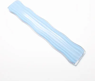Produktbild von INF Transparente Silikon-Tastaturauflage: Ergonomisch, Komfortabel & Entlastend Blau