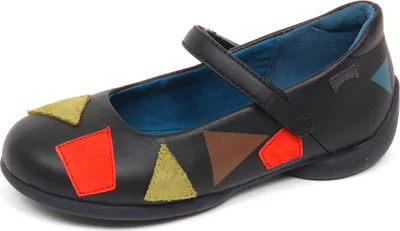 Produktbild von E1986 (ohne Schachtel), Ballerina-Schuhe, Marke Bimba Nero, Modell CAMPER TWINS, für Mädchen