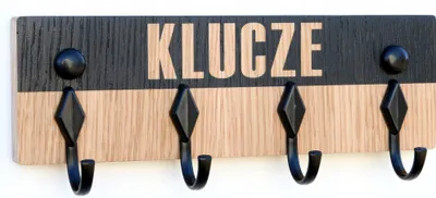 Produktbild von Stilvolles Schlüsselregal - Organizer 22cm WoodExpert