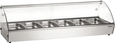 Produktbild von Bartscher Heiße Aufsatzvitrine R6 6 x 1/3 GN