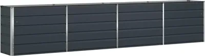 Obrázek produktu pro vidaXL Květináč antracitový 385 x 50 x 75 cm pozinkovaná ocel