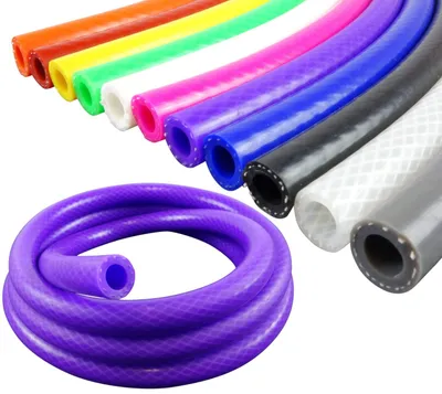 Productafbeelding van 2 meter siliconen slang, binnendiameter 5 mm, paars, temperatuurbestendig tot 200°C