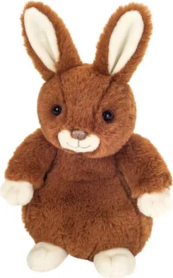Immagine prodotto di Teddy Hermann Herzekind Hase Luna, Kuscheltier, Stofftier, Plüschtier, Dunkelbraun, 20 cm, 939887
