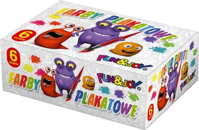 Zdjęcie produktu dla Nd39_289647 Farby Plak 6Kol 20Ml Fun&Joy 220260 P