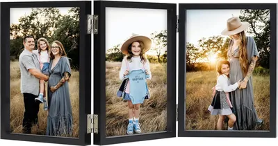 Obrázok produktu pre AVEAX rám na 3 fotografie 10x15 cm drevo čierna