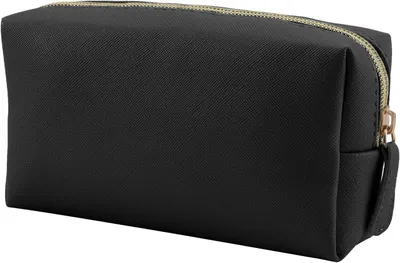 Produktbild von Kosmetiktasche klein, Leder Make-up Organizer, mit Reißverschluss, für unterwegs