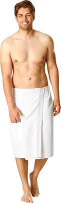 Produktbild von Betz Herren Frottee-Saunakilt mit Klettverschluss 100% Baumwolle  Farbe: creme