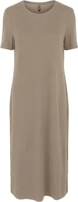 Produktbild von Pieces Onika Midi Kurzarmkleid Beige XL Damen Beige XL